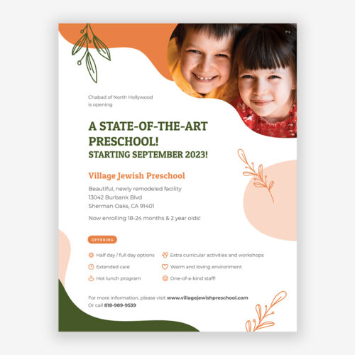 Preschool Flyer