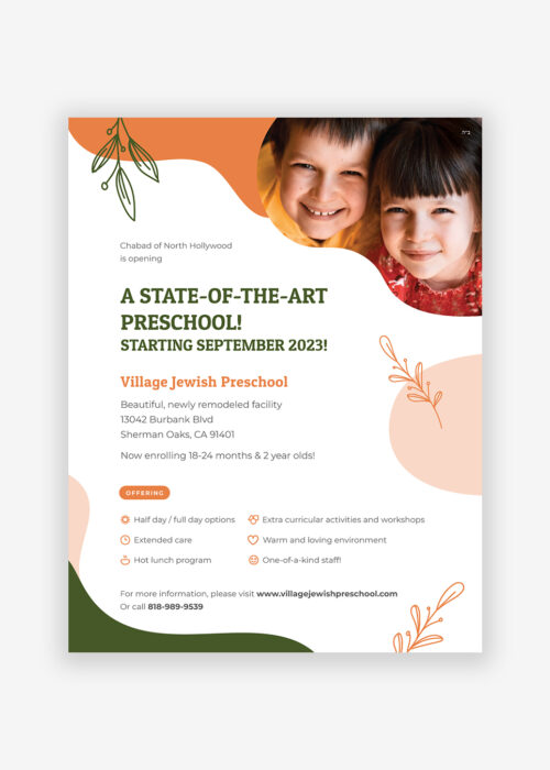 Preschool Flyer