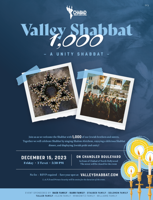 Shabbat 1000 Flyer