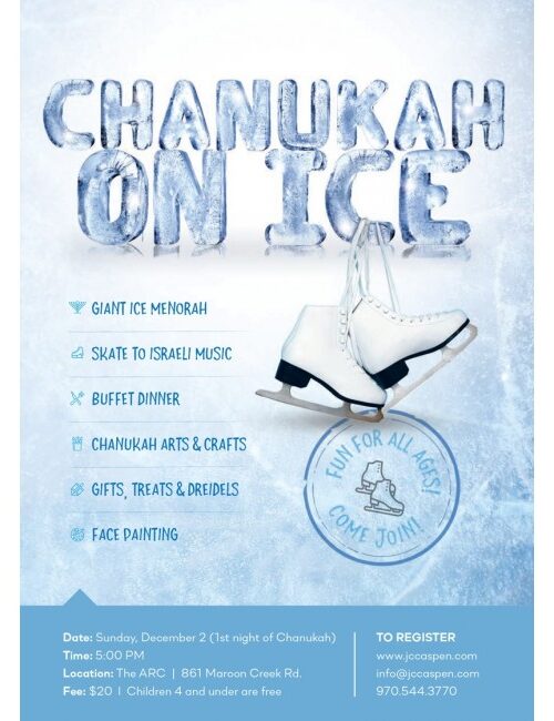 Chanukah on Ice Flyer