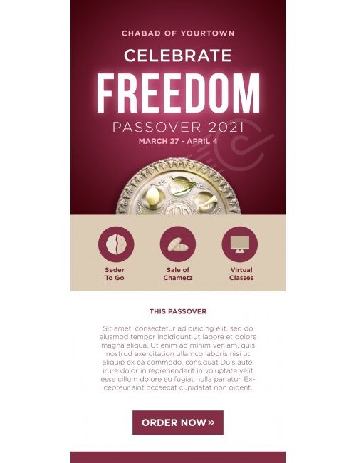 Pesach Email