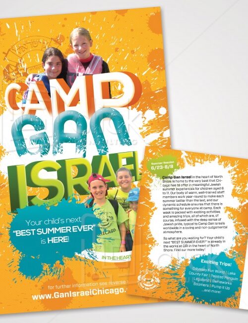 Camp Gan Israel Mailer 3 - 2 Sides