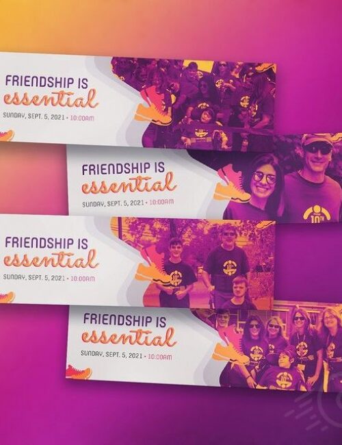 Friendship Circle Walk Banners