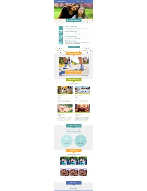Friendship Circle Email Template 2