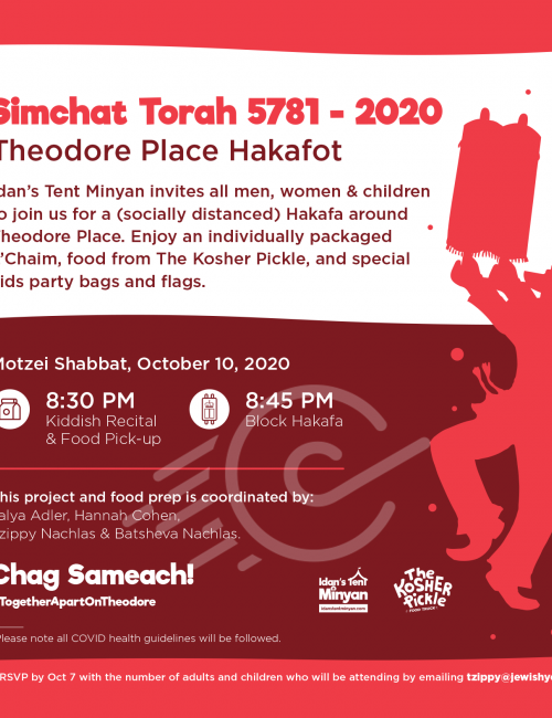 Simchas Torah Hakafos Social Media Post
