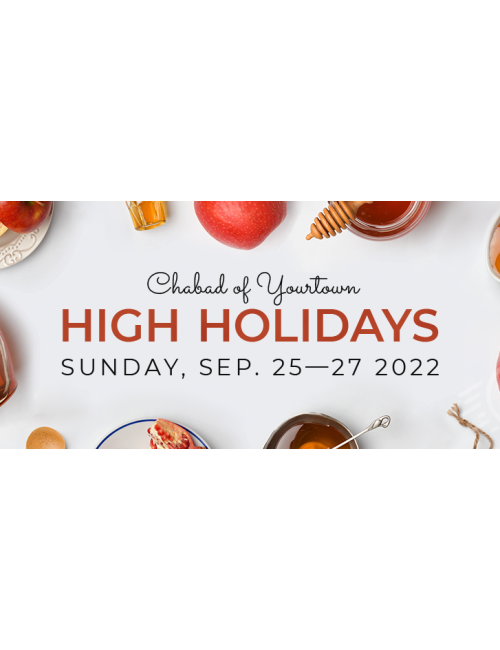 High Holidays Web Banner