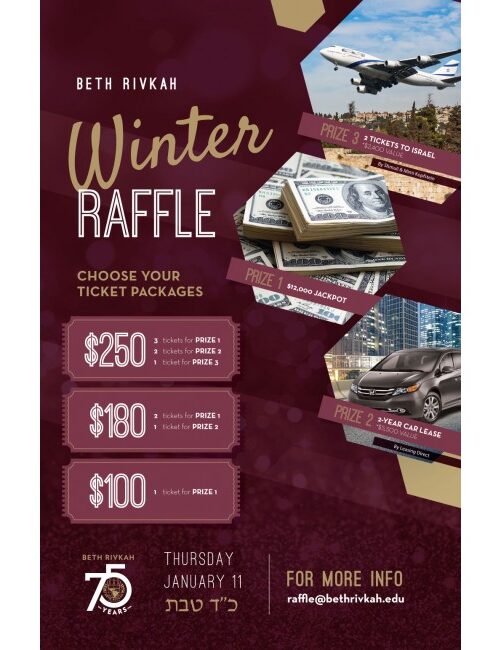 Raffle Fundraiser Flyer