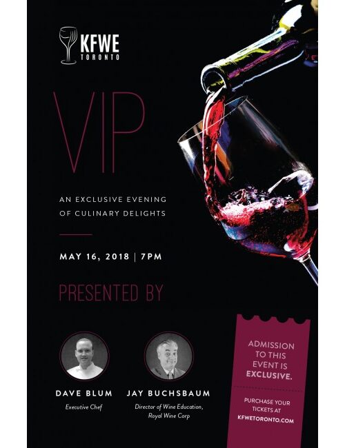 VIP Wine Event Flyer