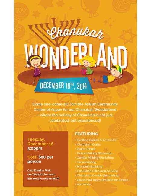 Chanukah Wonderland Flyer