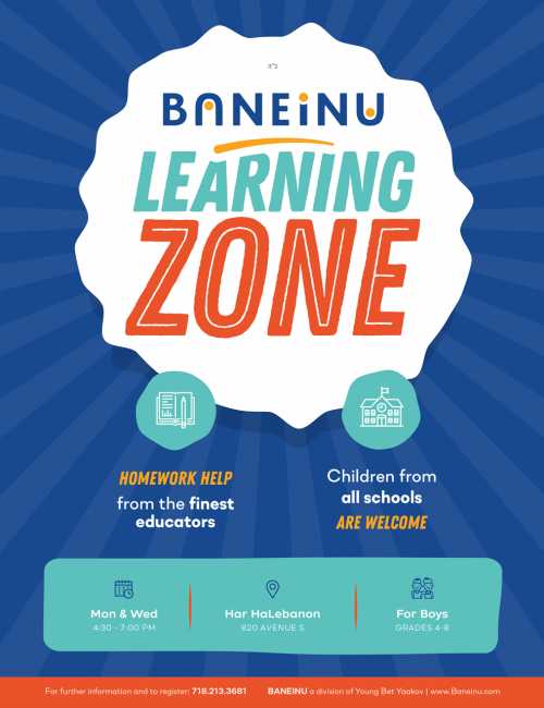 Kids Learning Zone Flyer