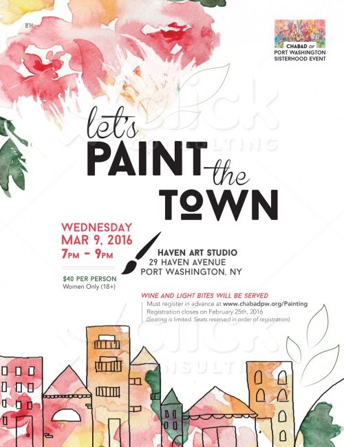 Paint Class Flyer