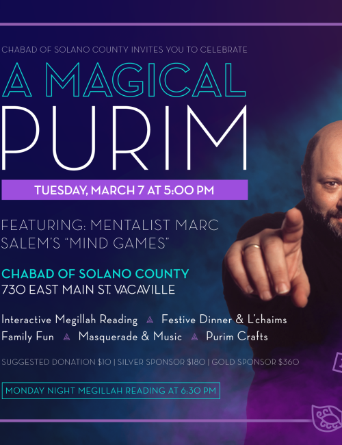 Purim Social Media Post