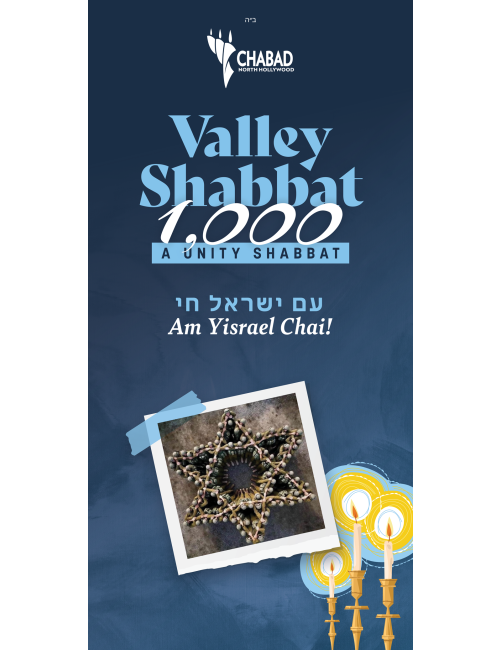 Shabbat 1000 Banner