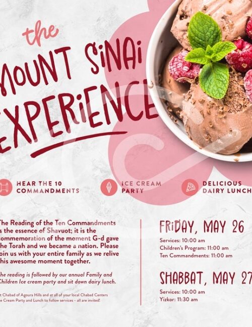 Shavuos Social Media Post