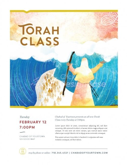 Torah Class Flyer 2