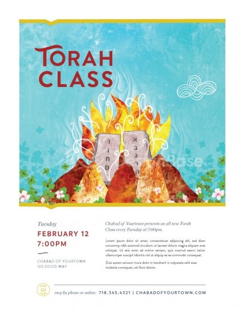 Torah Class Flyer 3