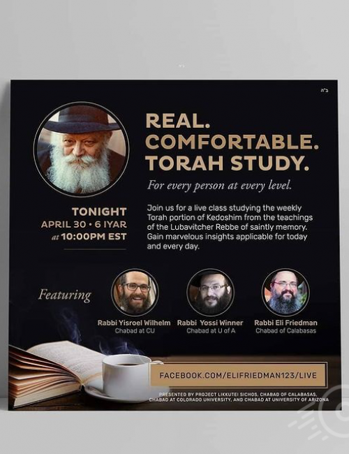Torah Class Social Post