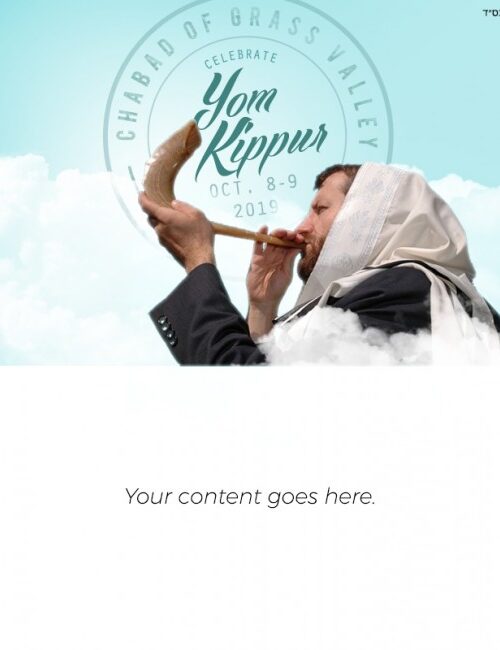 Yom Kippur Email Template