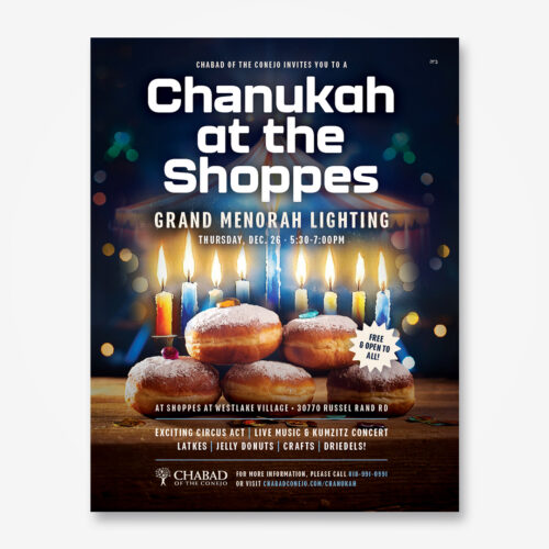 Chanukah Menorah Lighting Flyer