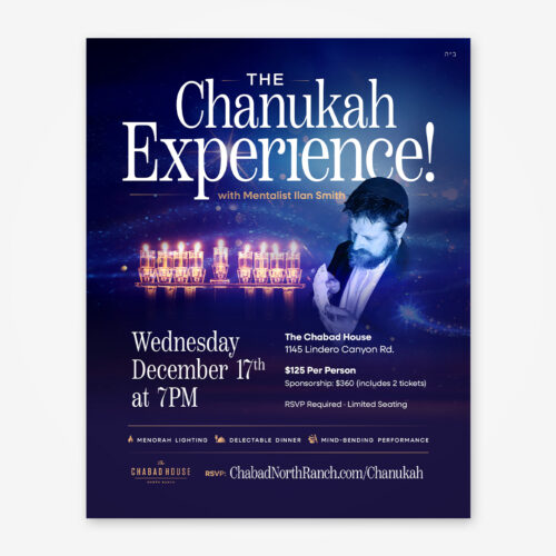 Chanukah Experience Social Post