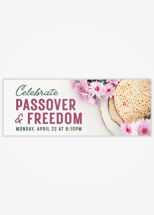 Celebrate Passover Banner
