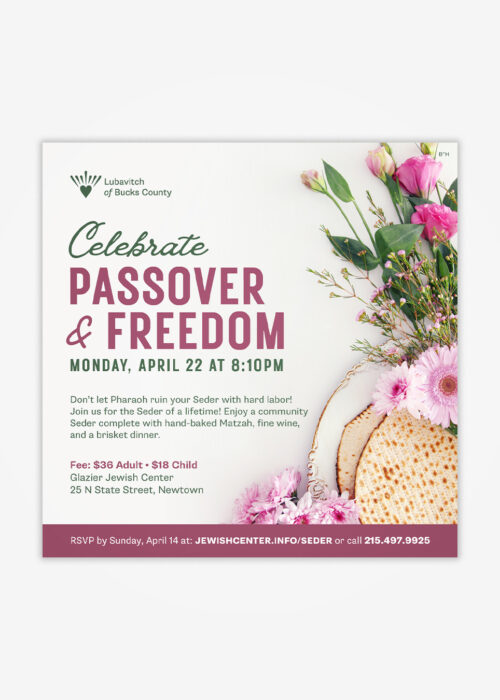 Celebrate Passover Social Post