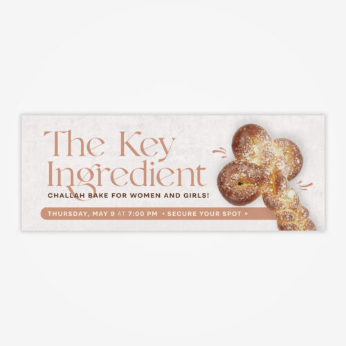 Challah Bake Banner