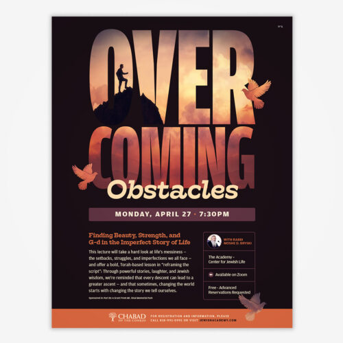 Overcoming Obstacles Class Flyer