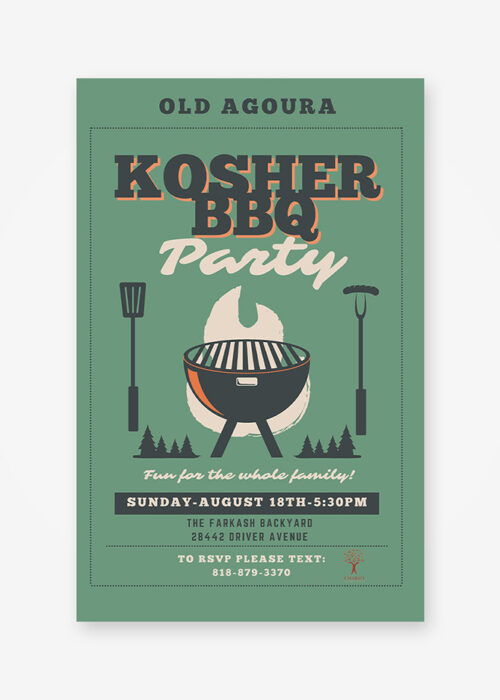 Kosher BBQ Flyer