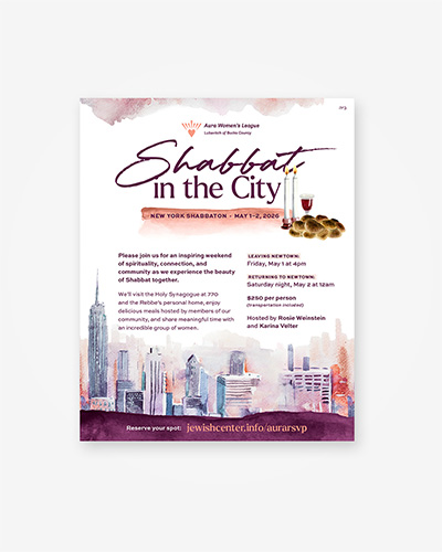 NY Shabbaton Social Post